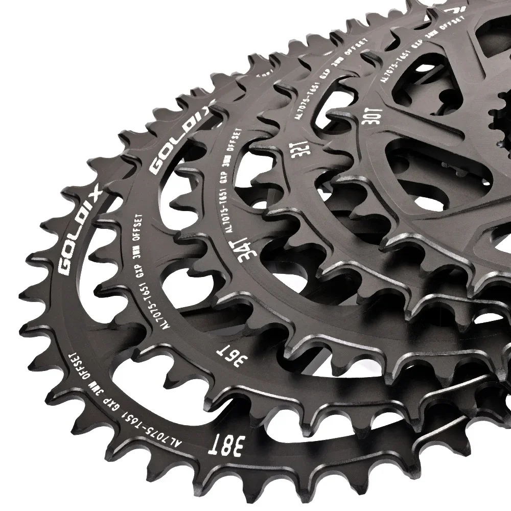 3mm 0mm 6mm Offset Direct Mount For Sram Eagle X1 Nx Xx Xo 3 Bolt 32-tooth 32 34 38 36 Teeth 32t 34t 36t 38t Mtb Chainring - view 6