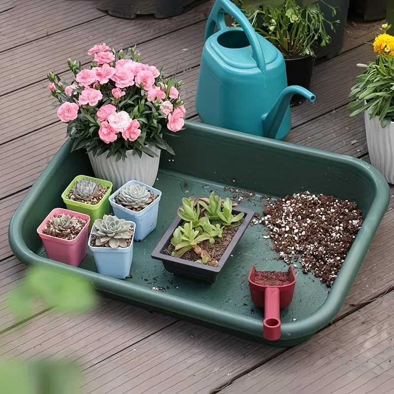 Large Succulent Plant Table Garden Tidy Potted Tray Indoor Transplant Gardening Accessories 2026 Latest Models