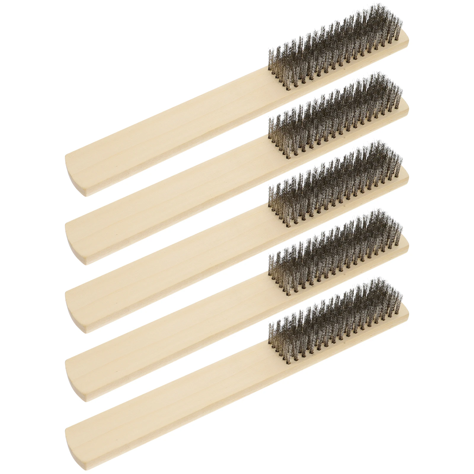 

5 Pcs Stainless Steel Wire Brush Scratch Mini Practical Rust Cleaning Motor Door Window