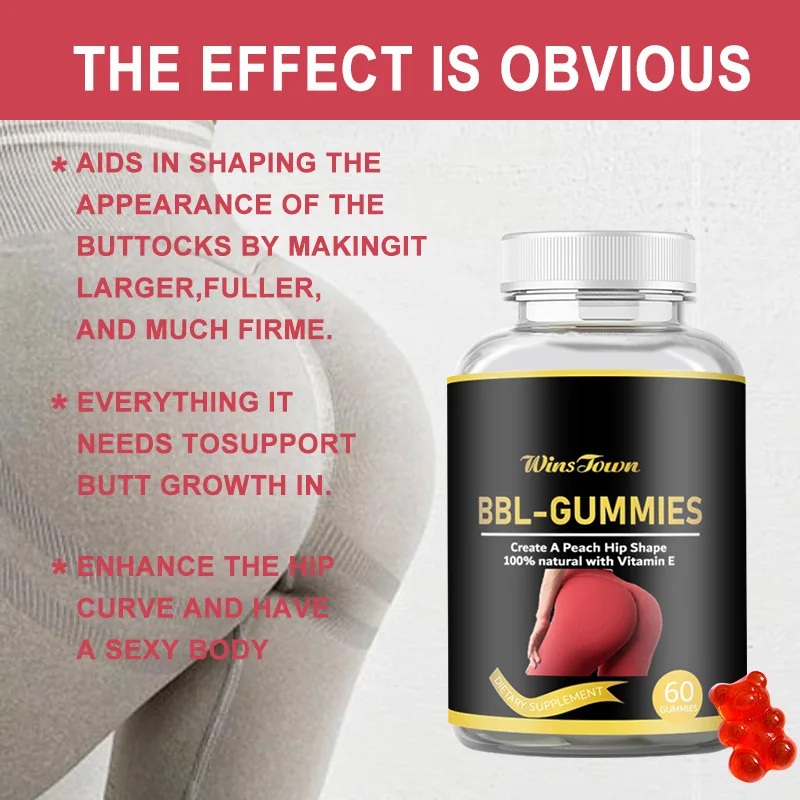 1 bottle BBL gummies. Body dietary supplements for hip curves