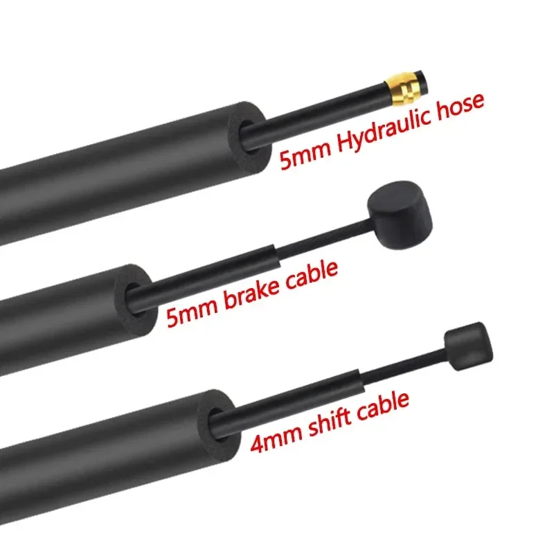 دراجة 1.6 متر إطار الإسكان الداخلي الاهتزاز والحد من الضوضاء دراجة الطريق الجبلية التحول كابل فرامل يد حماية خرطوم هيدروليكي