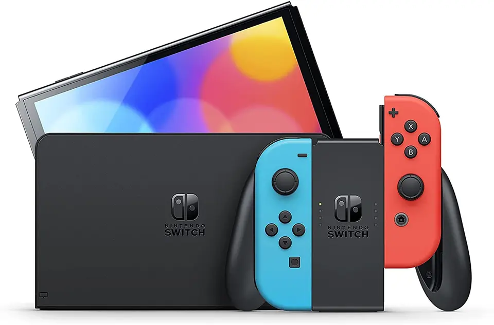 新品 Nintendo Switch 有機ELモデル [ホワイト] / [ネオンブルー