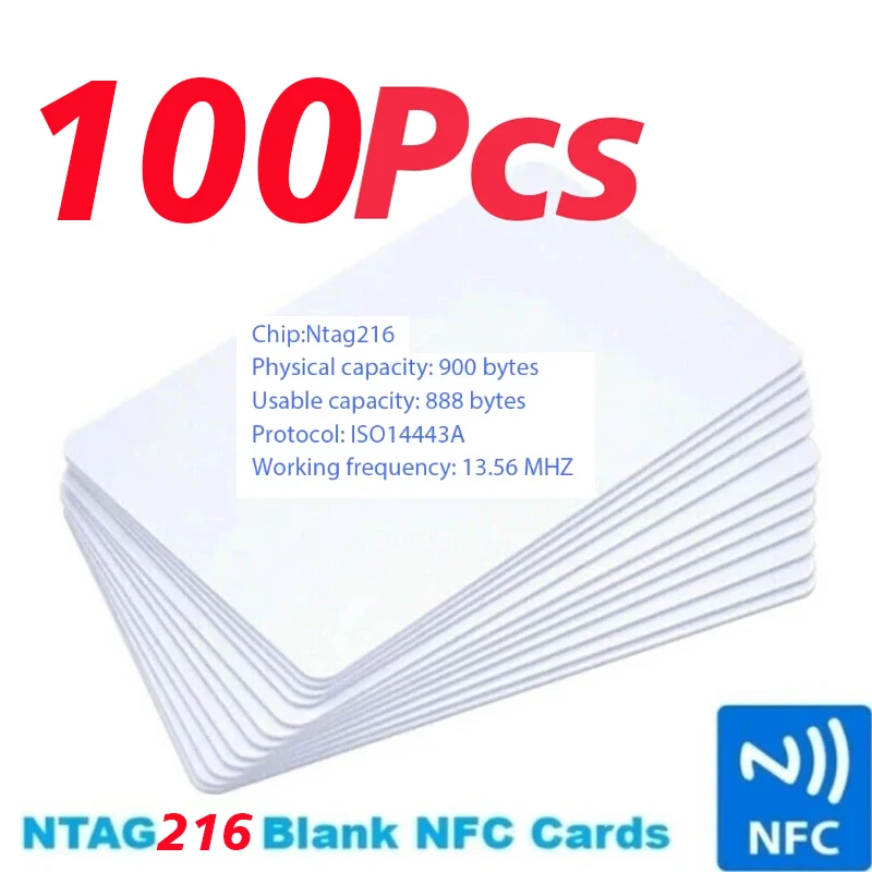 100-200pc-ntag216-nfc-cards-printable-card-888-bytes-memory-ios-compatible-digital-business-nfc-tags-for-all-nfc-enabled-devices