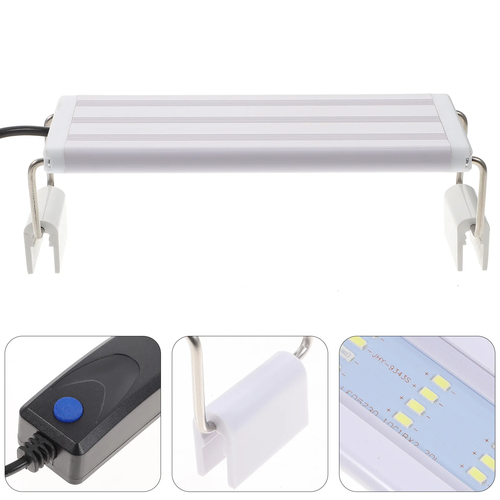 

1 pc Led Fish Tank Light 20-30Cm Aquarium Lamp With Us Plug Bright Durable Lighting Easy Install Fish Tank Lighting
