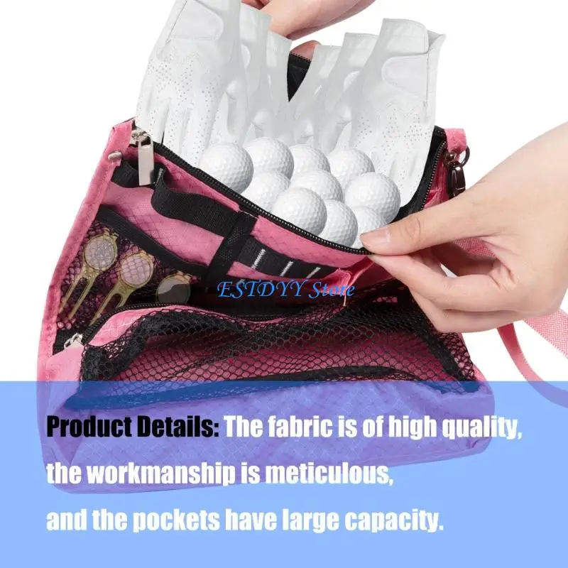 G6DE Golf Valuables Golf Bag Golf Pocket Golf Accessory Bag