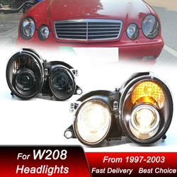 Car Headlights For Mercedes-Benz CLK W208 1997-2003 new style LED Auto Headlamp Assembly Projector Lens Accessories Kit