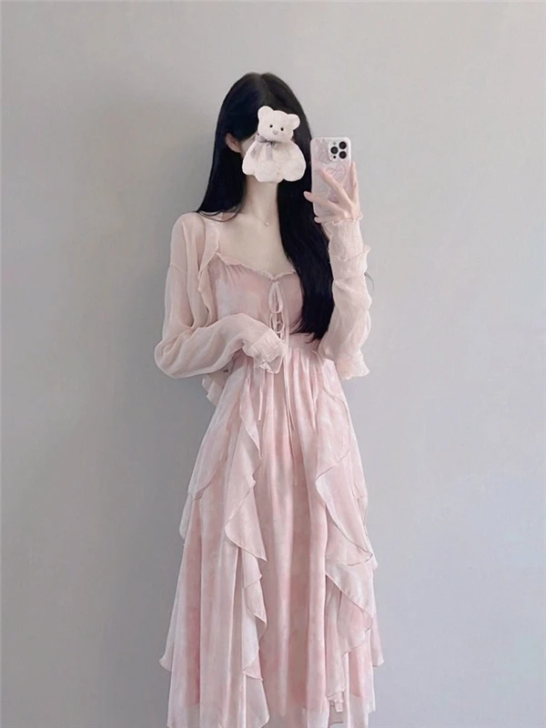 

Ультратонкий комплект Ultra-Fairy: Жакет и брюки с кружевной отделкой, весна-осень 2026. Новинка! Женский комплект из двух предметов с эффектом утяжки на талии.