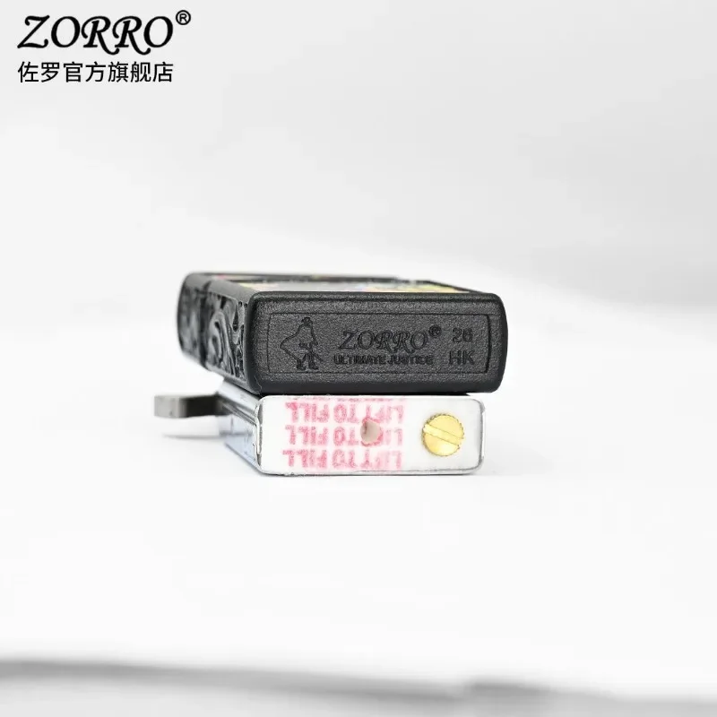 2027 ZORRO Brown Sugar Grass Practical Kerosenes Windproof Retro Lighter Valentine's Day Gift Smoking Accessories