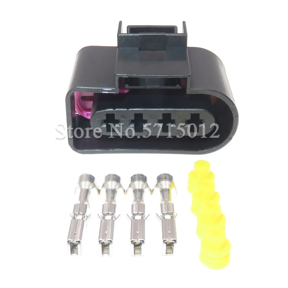 Conector Automotivo à Prova d'Água com 4 Pinos para Chicote de Bobina de Ignição 4B0973724 4B0 973 724 para Carros VW