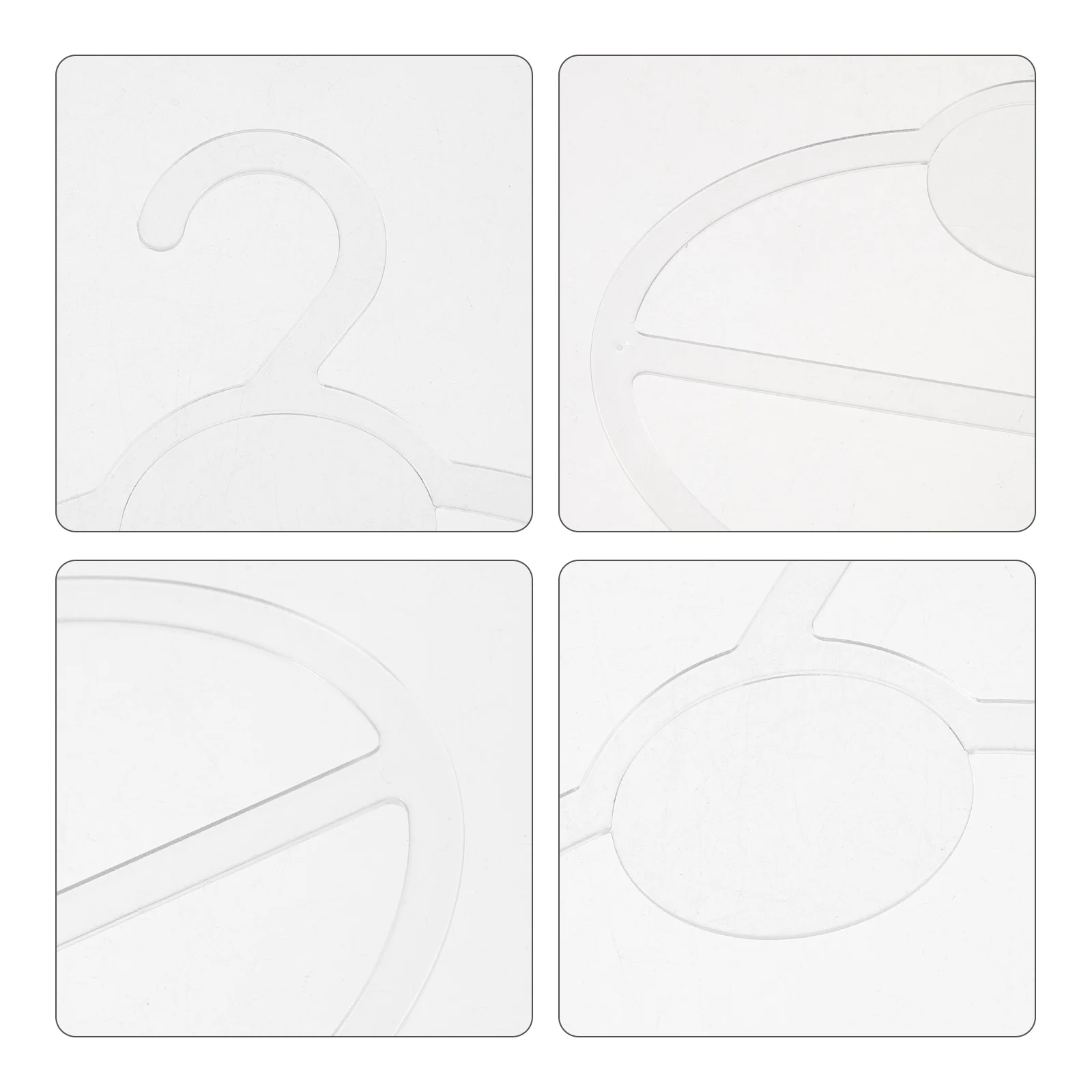 

10Pcs Circular Scarf Hangers Multi-Use Organizer for Ties Belts Towels Closet Display Hangers Scarf Organizer Belt Hanger