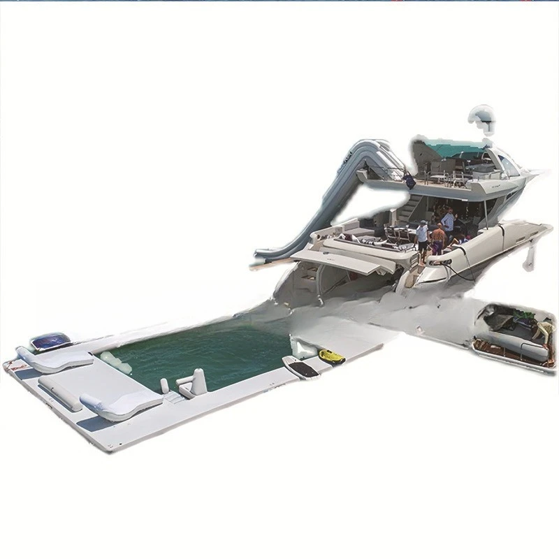 

Inflatable floating platform, floating bed, air cushion bed, water sports equipment