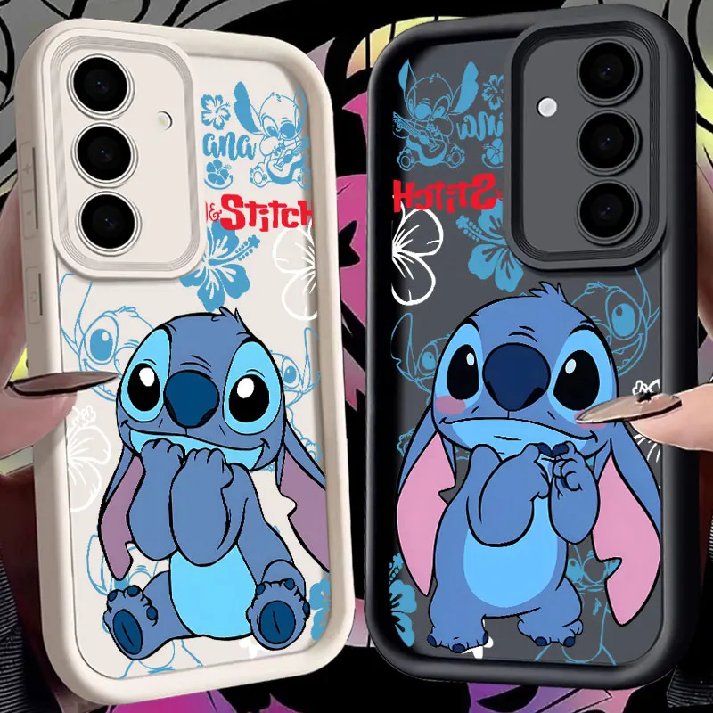 

Ohana Stitch Lilo Silicon Case For Samsung Galaxy S26 S25 Ultra 5G S24 S23 Plus S22 S21 S20 FE Shockproof Protection Phone Cover
