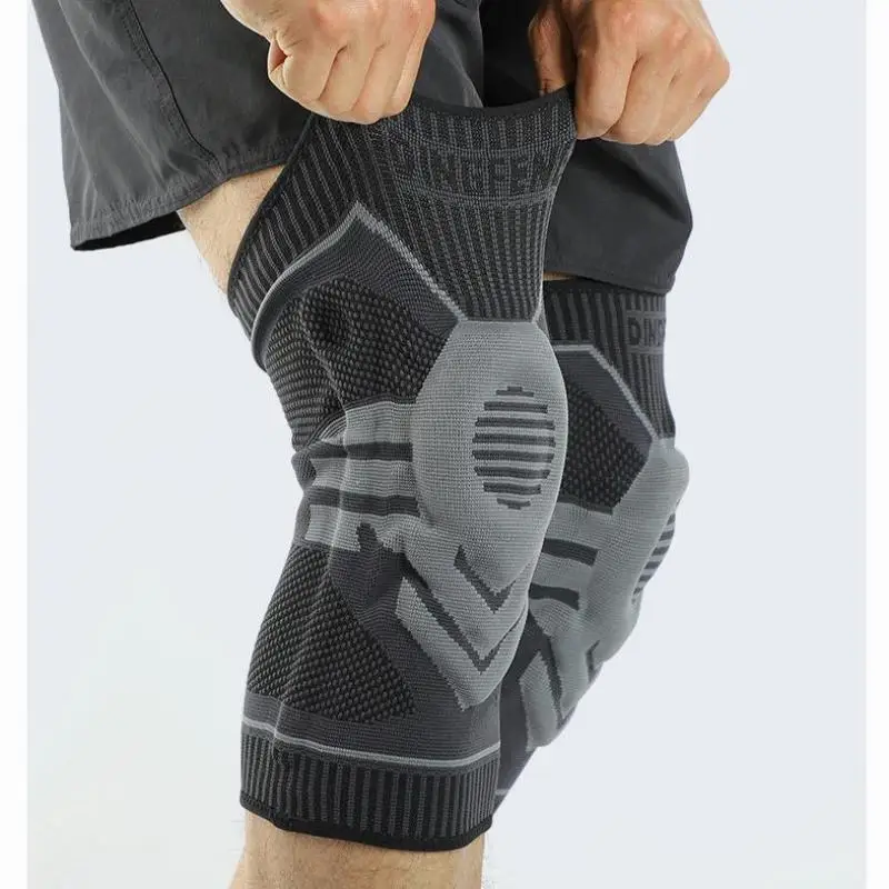 Rodilleras de Fitness, Protector elástico de compresión para correr, gimnasio, baloncesto y voleibol, 1 unidad