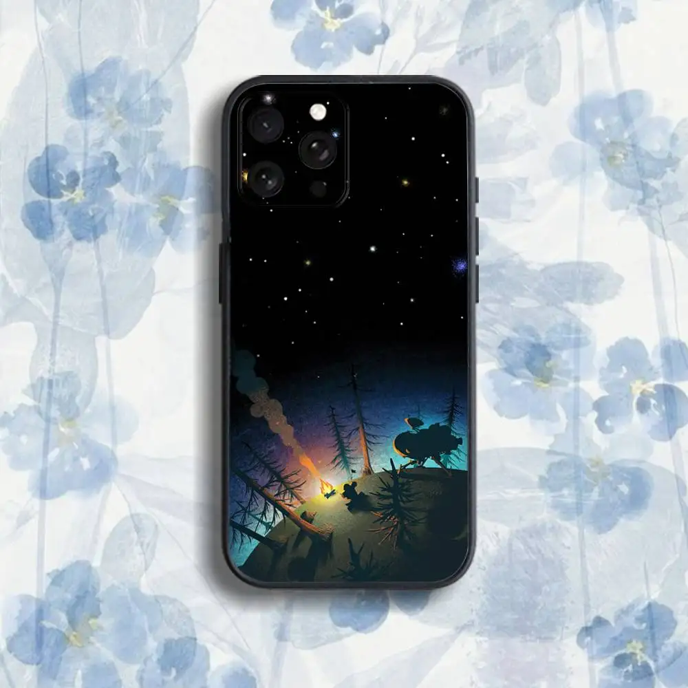 O-Outer W-Wilds Coole Handyhülle für iPhone 17,16,15,14,13,12,Pro,Max,Plus,E,SE4,Air,Mini Black Soft Box