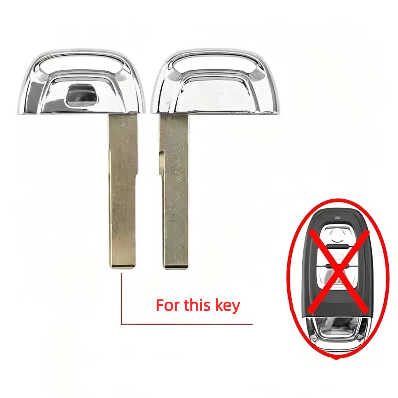 For Audi A4l A3 A4 A5 A6 A8 Quattro Q5 Q7 A6 A8 754C/754J Remote Key Shell Fob Key Case HU66 Uncut Blank Insert Blade