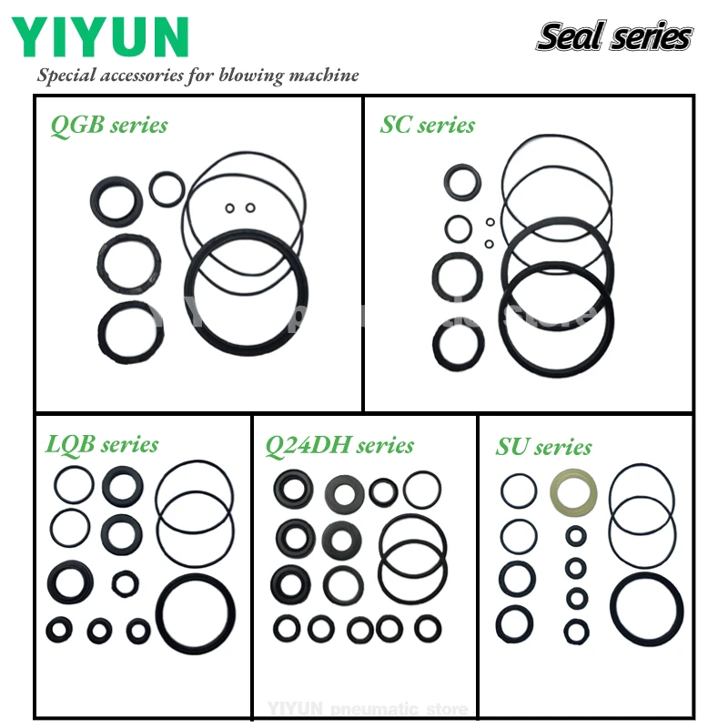 QGB,Q24DH-8,SU63×40+32×410,SC 100 125 160,LQB63,80,100,125,160X45-40X180,250,360,200,400,560,Seal for blowing machine