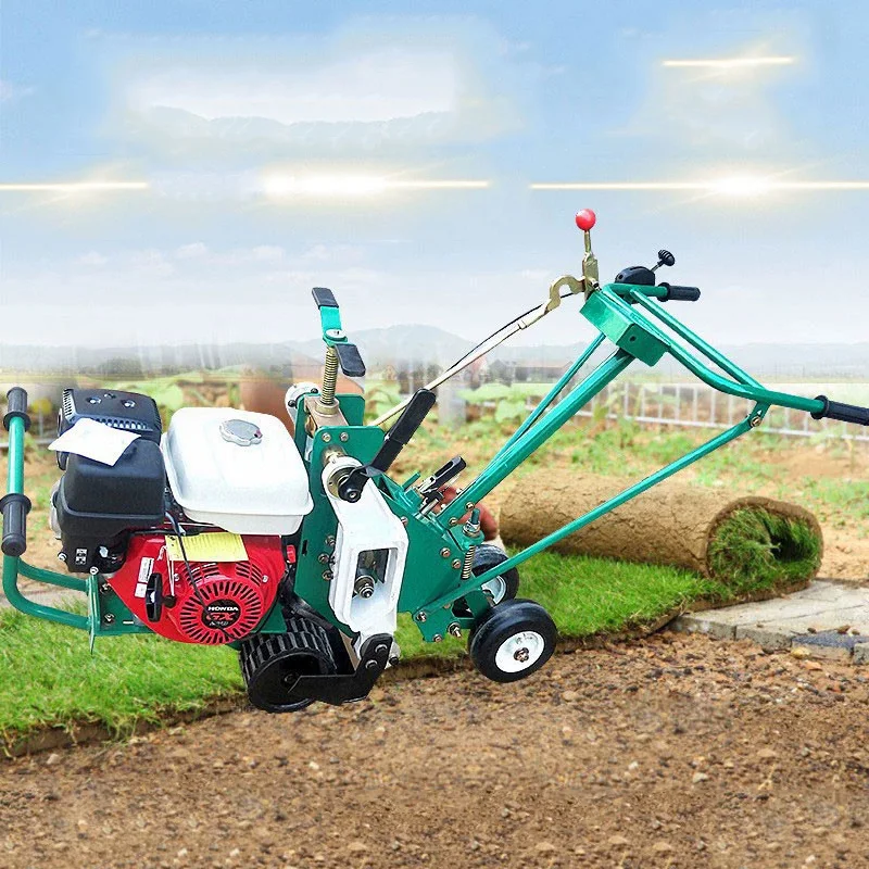 Sod Cutter, Push-Type Self-Propelled Lawn Sod Cutter, Automatic Cutting, Gas-Powered Lawn Transplanter(Customized)