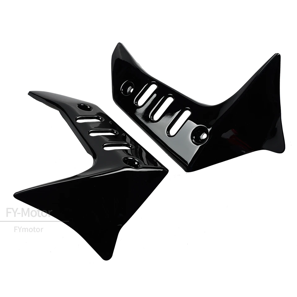 Motorcycle ABS Plastic Fairing Radiator Side Panel Cover Cowl Protector Fit For Kawasaki Z 750 Z750 2004 2005 2006 2007