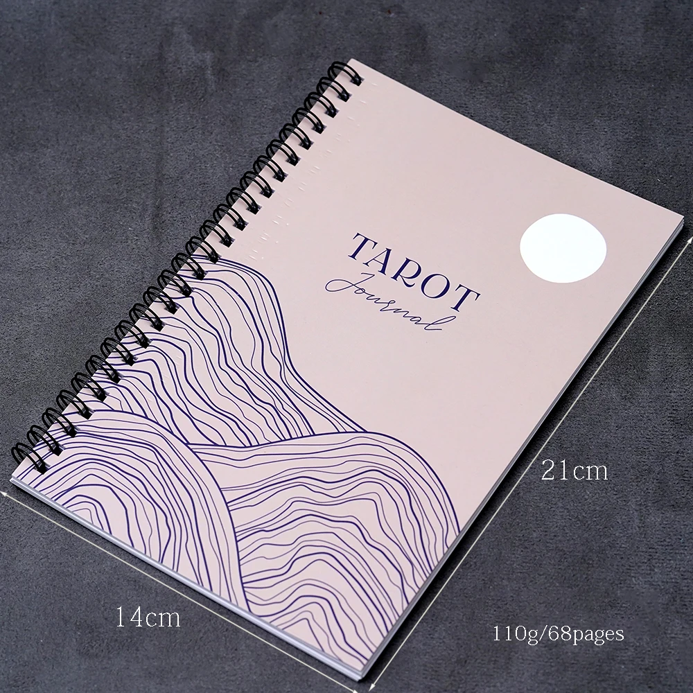 Tarot Journal 68 Pages Card Readings Spreads Major Arcana Cards Study Sheet Tarot Reading Mental Healing Decision-Making Astrolo