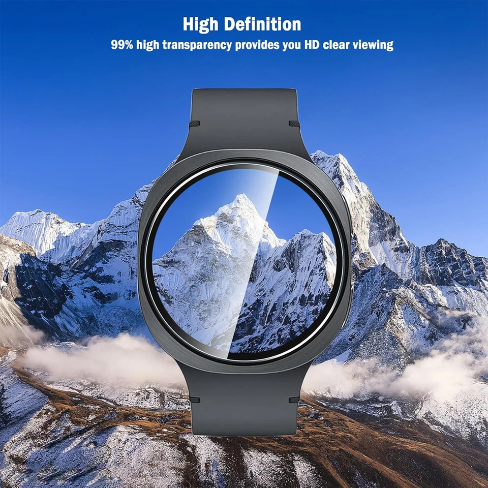 Vidrio Templado para Samsung Galaxy Watch 8/8 Classic 46mm 44mm 40mm Protector de Pantalla HD Película Hidráulica Galaxy Watch8 Protector 6