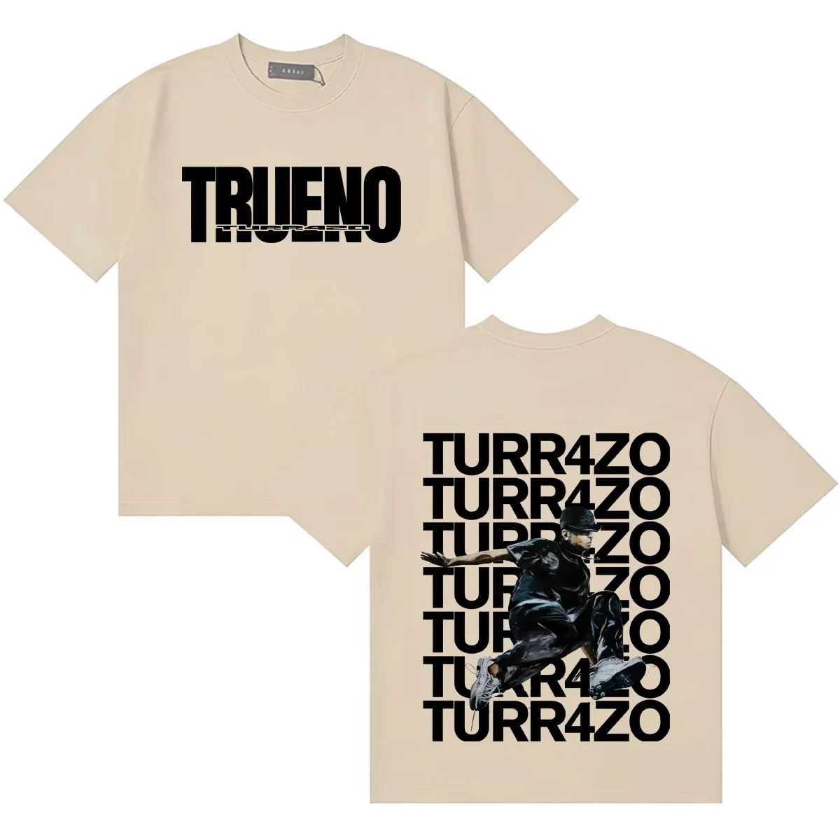 Rapper Trueno 2026 TURR4ZO Bedrucktes Merch-T-Shirt aus Baumwolle, Unisex für Männer und Frauen, Y2k Hip Hop Beliebtes T-Shirt, Streetwear – Detail 8