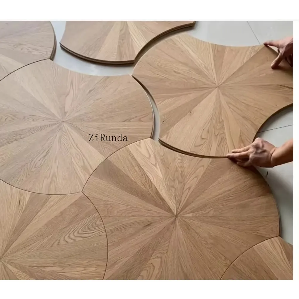 Customized version of indoor engineering floor, hardwood veneer parquet floor