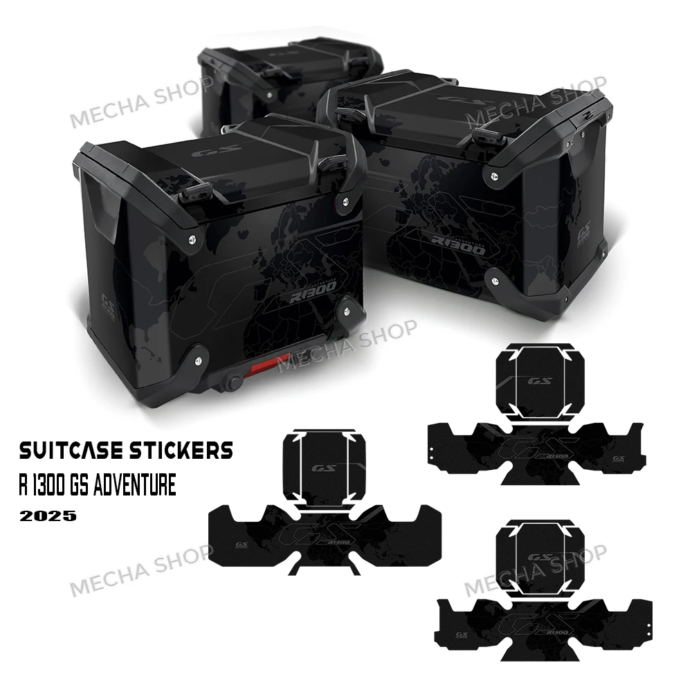 For R1300GSA GS 1300 Adventure GSA 1300 Protector 2024 2025 Motorcycle Suitcase Stickers Protective Decal