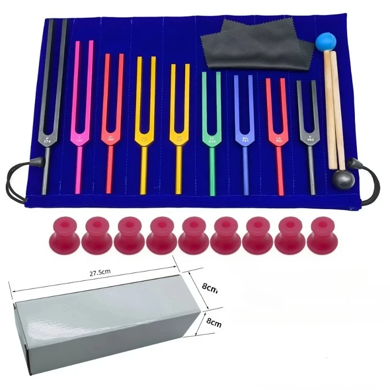 Medical Tunning Fork Set Sound Healing Tunning Fork Set Fingerboard Diapasons Cameroon Movement Yoga Percussion Instruments