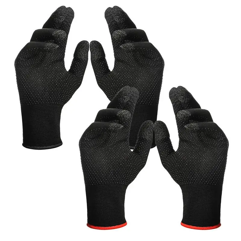 2 Stück Winter Thermo handschuhe Winter handschuh Touchscreen Handschuh Touch Finger mit Punkt Kieselgel Handfläche rutsch feste Design Unterstützung fast