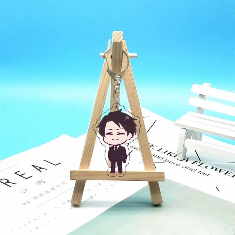 مهمة: Yozakura Family Asano Taiyo الاكريليك متعة المفاتيح الفتيات هدية مفتاح سلسلة حقيبة Charms تذكارية قلادة مجوهرات اكسسوارات