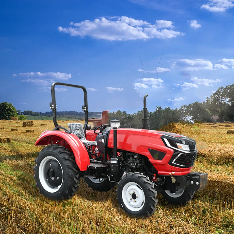 

Free Shipping CE 80HP 4x4 Weichai Diesel Gear Drive Agricultural Tractor with Gearbox EPA Certified