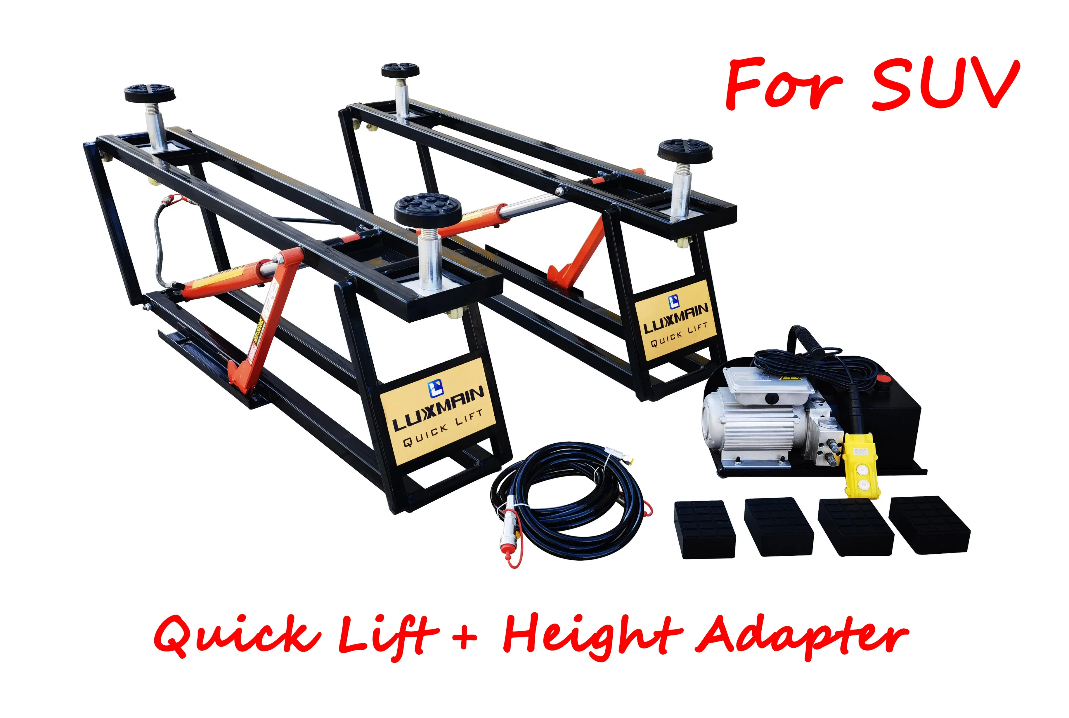 American Agent Portable Electric Hydraulic Car Jack CE 7700lbs Quick Lift Mini Vehicle Lift Car Quick Service Repairing Scissor