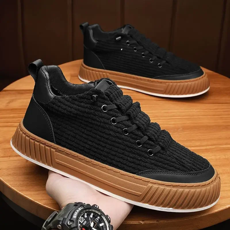 Nieuwe Mode Platform Sneakers Voor Heren Casual Hoge Schoenen Mannelijke Platte Antislip Sport Hardloopschoenen Man Lente Sneakers