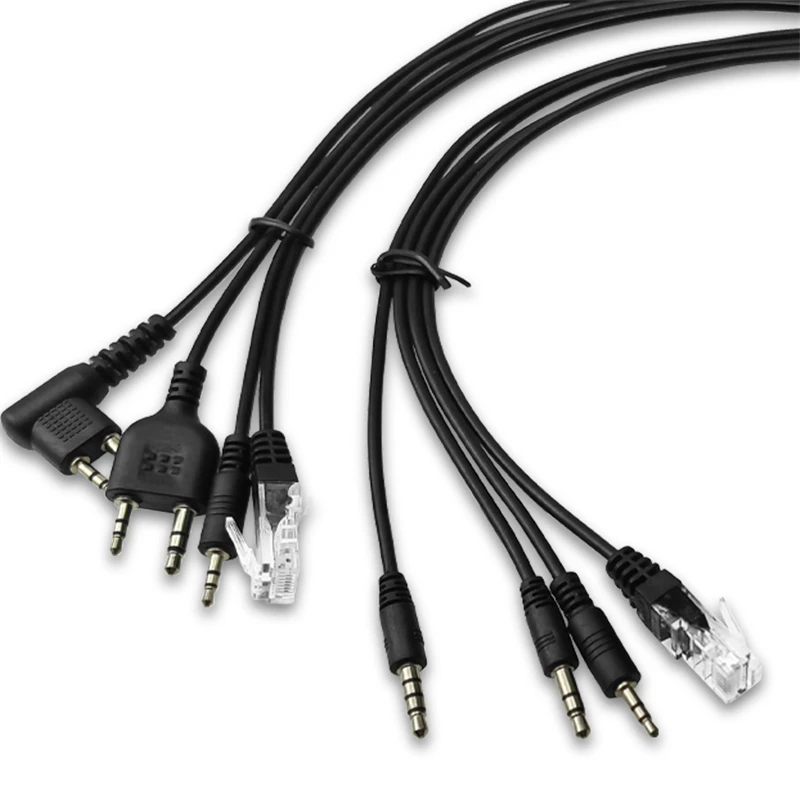 8-in-1 USB-Programmierkabel für Baofeng Kenwood TYT QYT Motorola AXU4100 Yaesu ICOM Walkie Talkie Radio Autoradio CD-Software