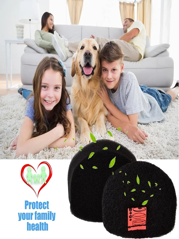 

Vacuum Filter Replacement for Shark CH951 CH950 CH901 CH900, Washable Foam & Felt Filters, 2 Pack