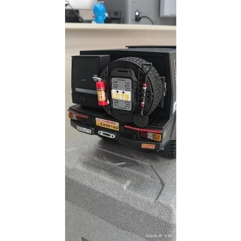 For RGT EX86160 1/10 LC79 RC Crawler Rear Trunk Storage Box, 3D Printed Cargo Box, Scale Interior Decoration Upgrade Parts
