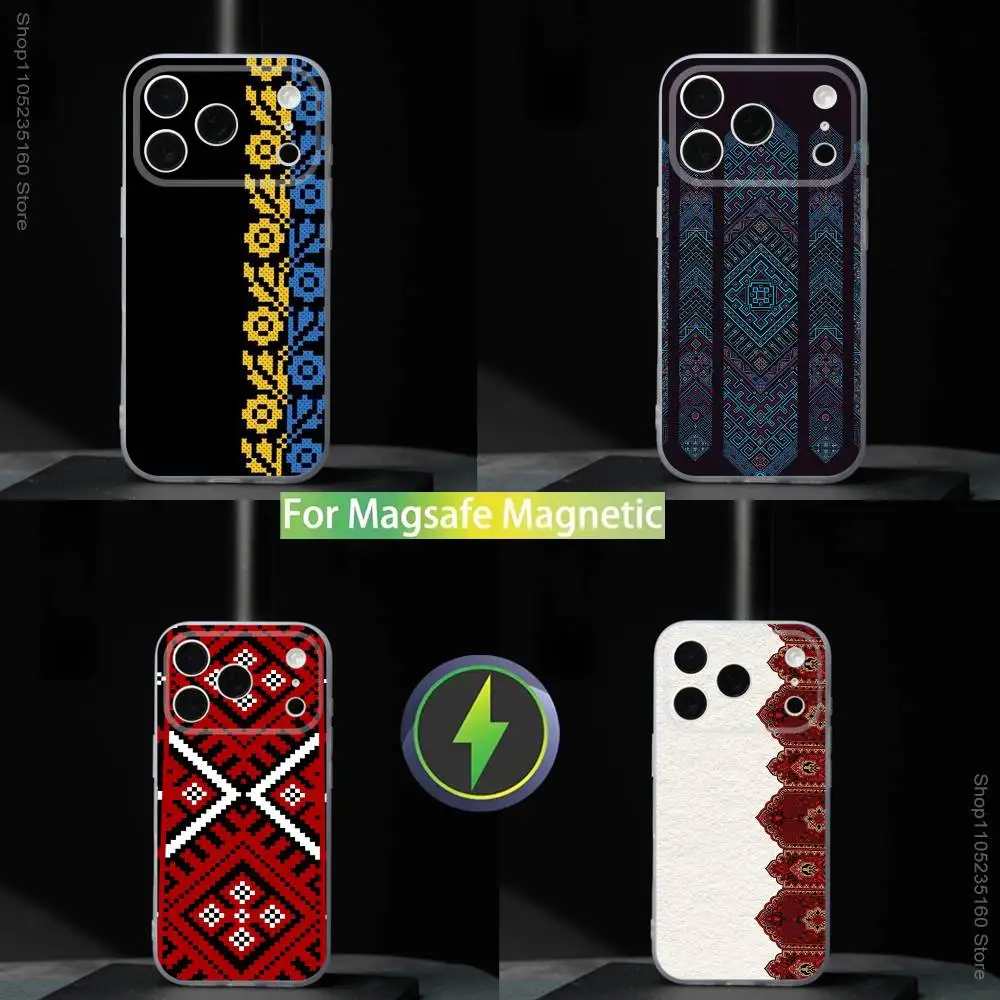 

U-Ukraine Ornaments PatternS Phone Case For iPhone 17,16,15,14,13,12,11,Pro,Max,Plus,Mini,SE4,E For Magsafe Wireless