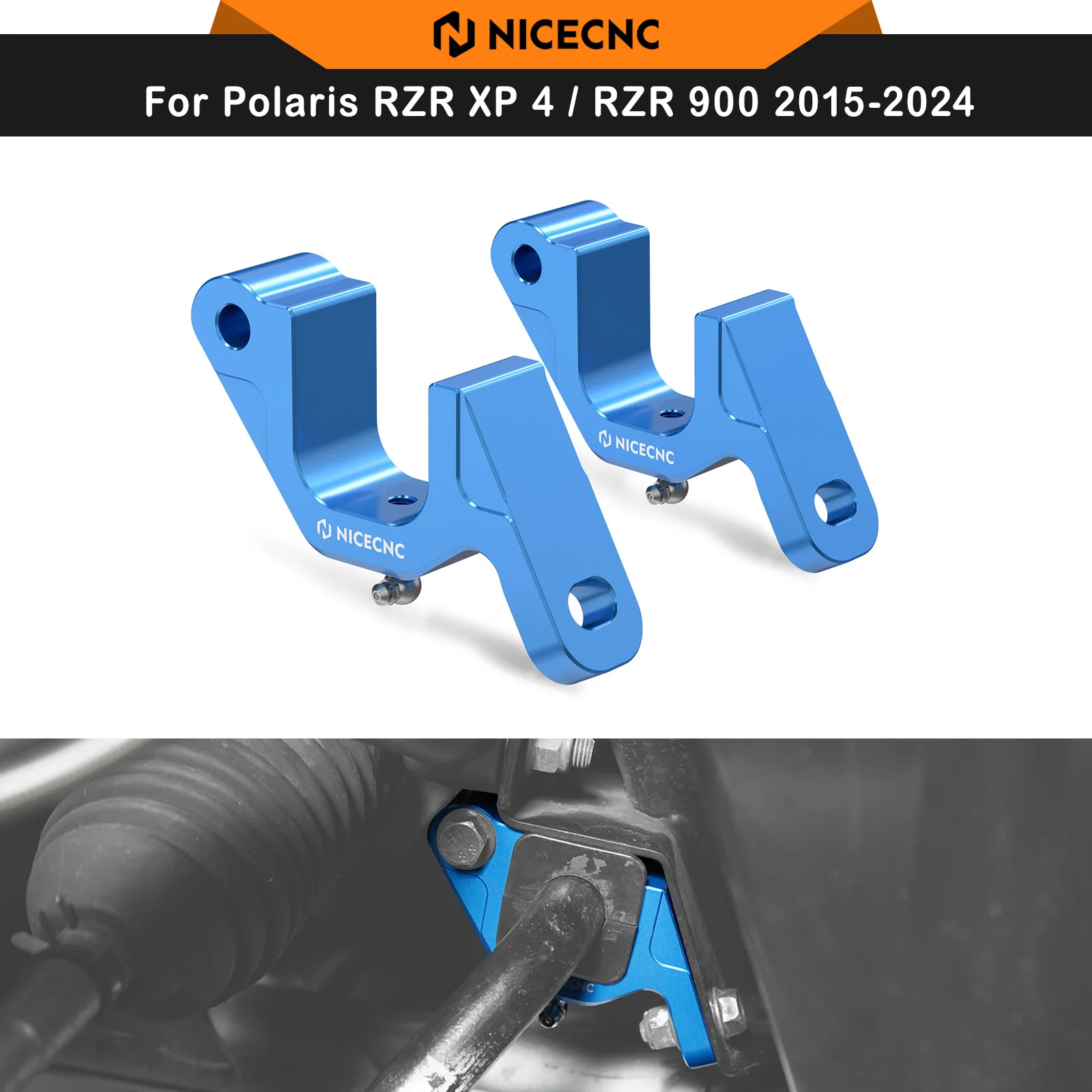 NICECNC For Polaris RZR XP 1000 2015-2021 UTV Front Sway Bar Bracket For Polaris RZR 900 XP Turbo General 1000 Aluminum