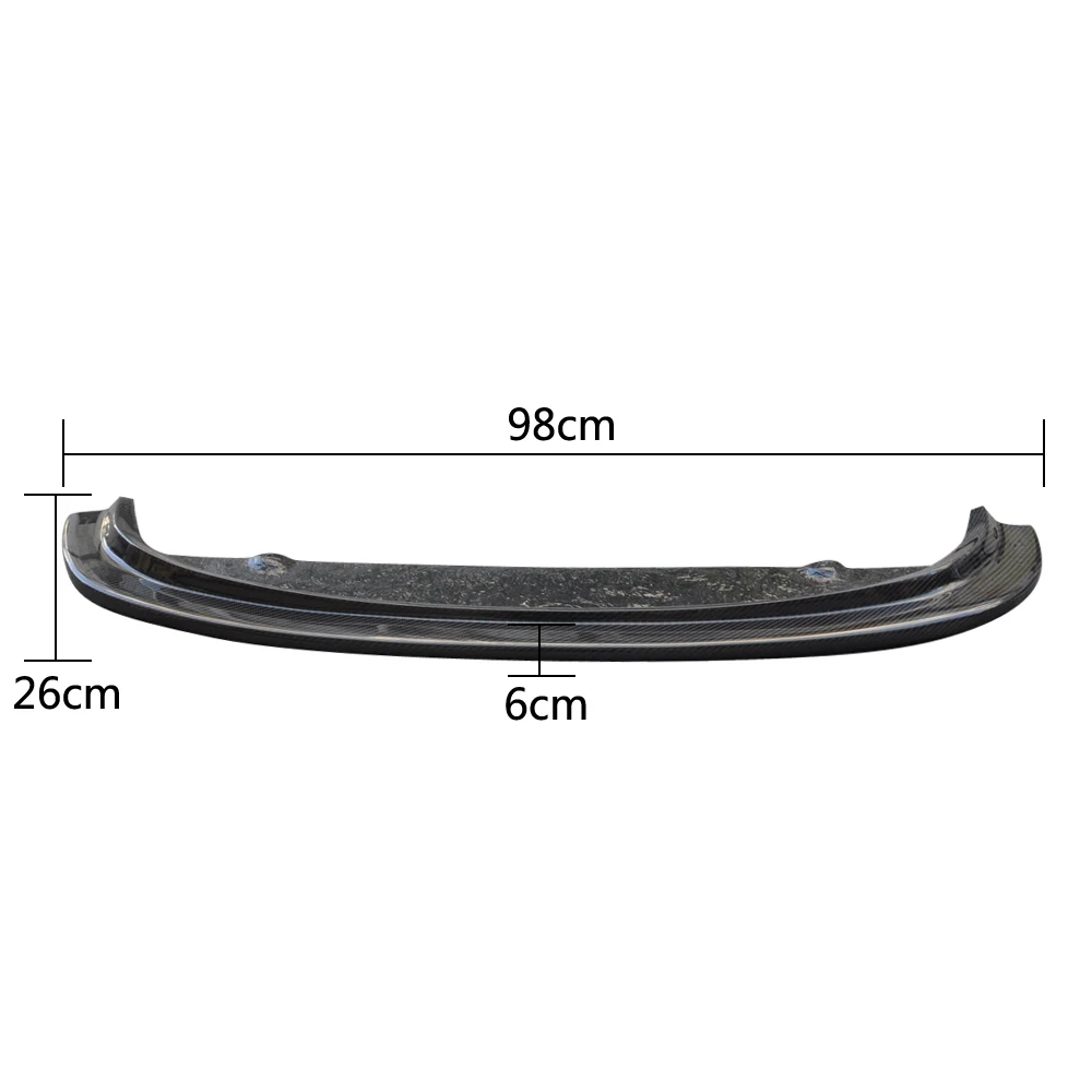 For BMW 3 Series E90 E92 E93 M3 2008-2013 Carbon Fiber Front Bumper Lip Lower Spoiler Car Styling