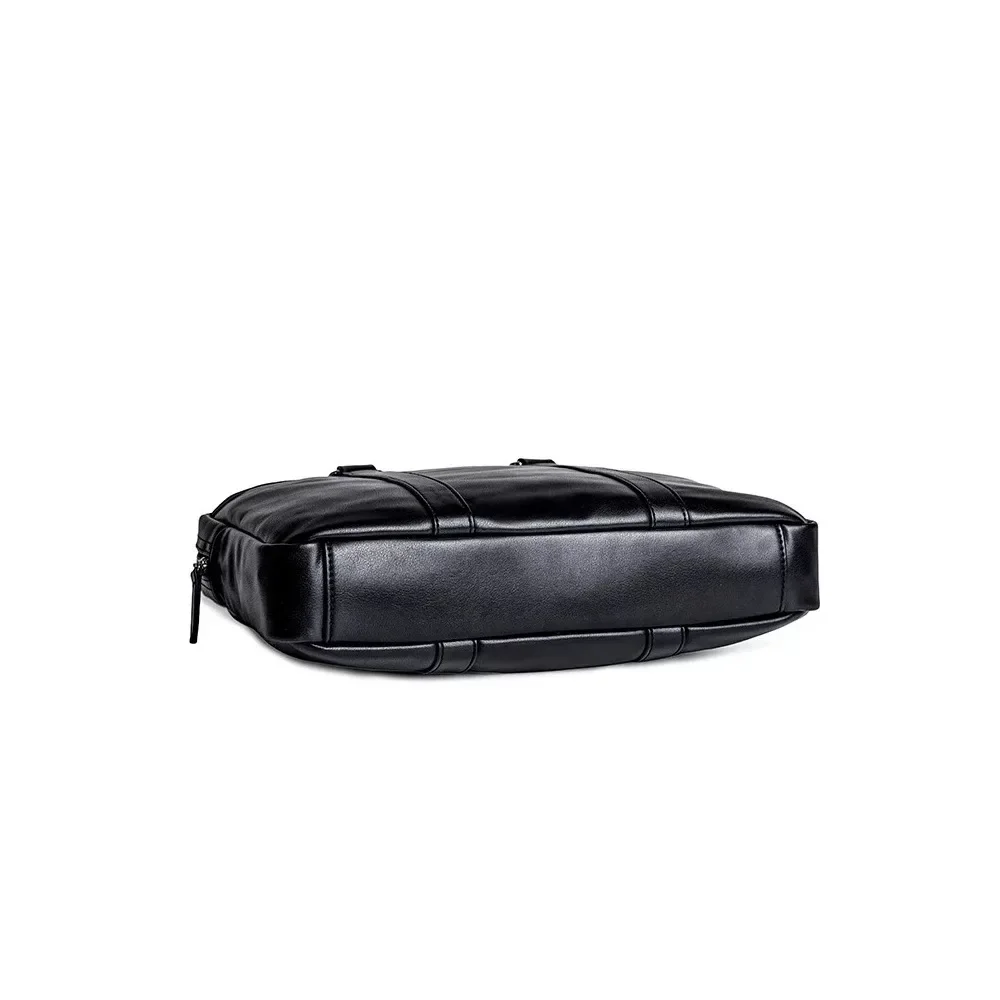 Business-Aktentasche für Herren, luxuriöse Pendler-Laptoptasche, modische Handtasche mit großer Kapazität, multifunktionale Umhängetaschen für Herren, Satchels für Herren – Detail 11