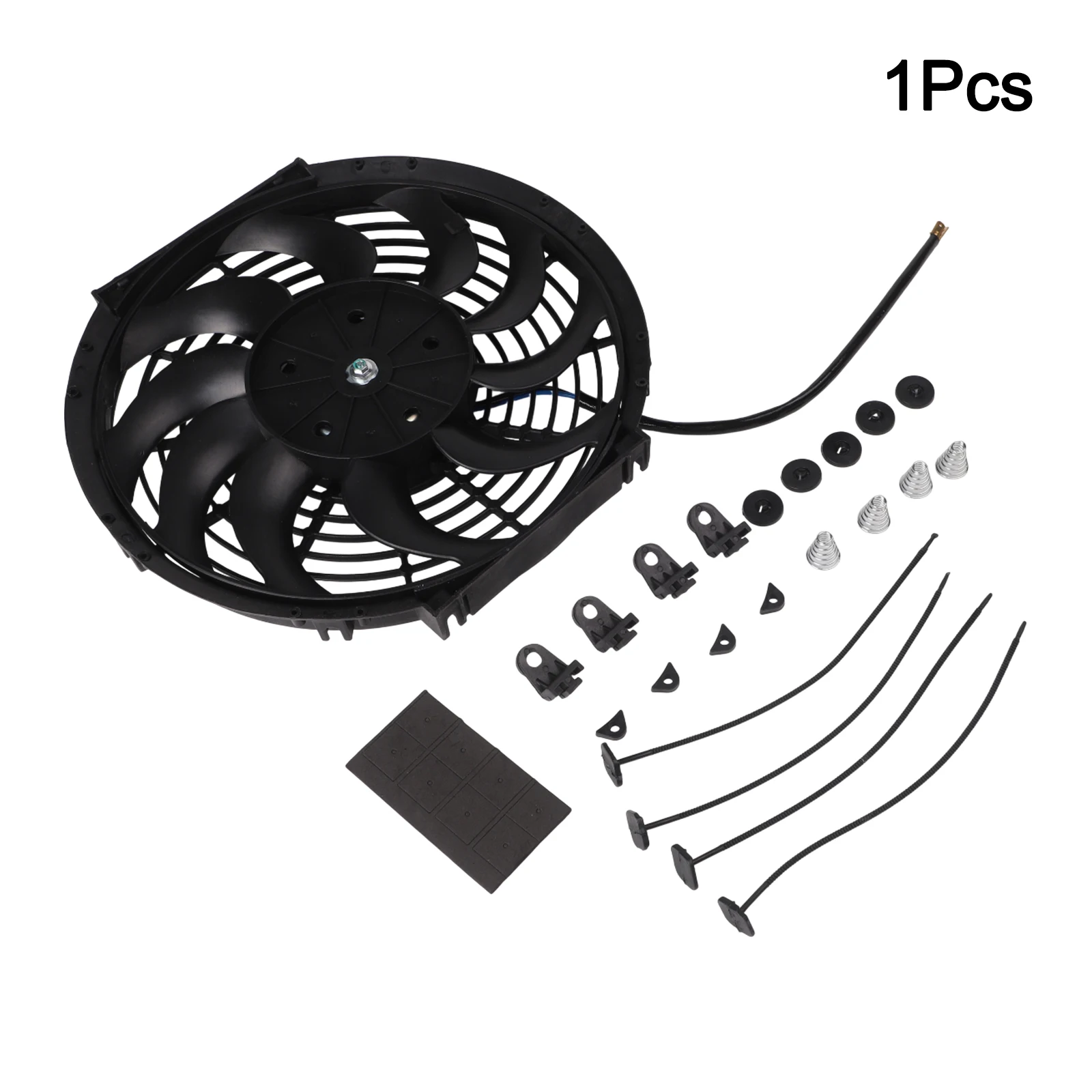 

Car Repair Cooling System Upgrade Diameter 12inch Curved Blade Fan Electric Fan 80W Fan Hassle-free Installation