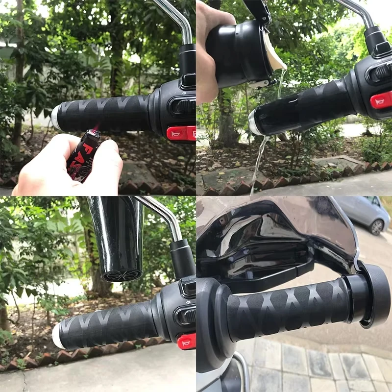 BLALION Motorcycle Universal Heat Shrinkable Grip Cover Non-slip Rubber Glove Handlebar Covers Brake Clutches Lever Protector
