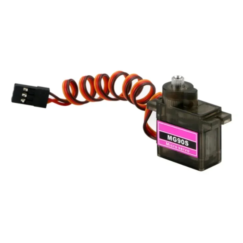 1/2/4 個 MG90S サーボメタルギアデジタルアナログサーボモーター RC モデル飛行機ヘリコプターボート車ロボット DIY パーツ