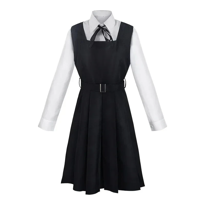 

★Halloween cosplay costume with dress black red necktie socks Comic Con plus size M♥ All corners of the country