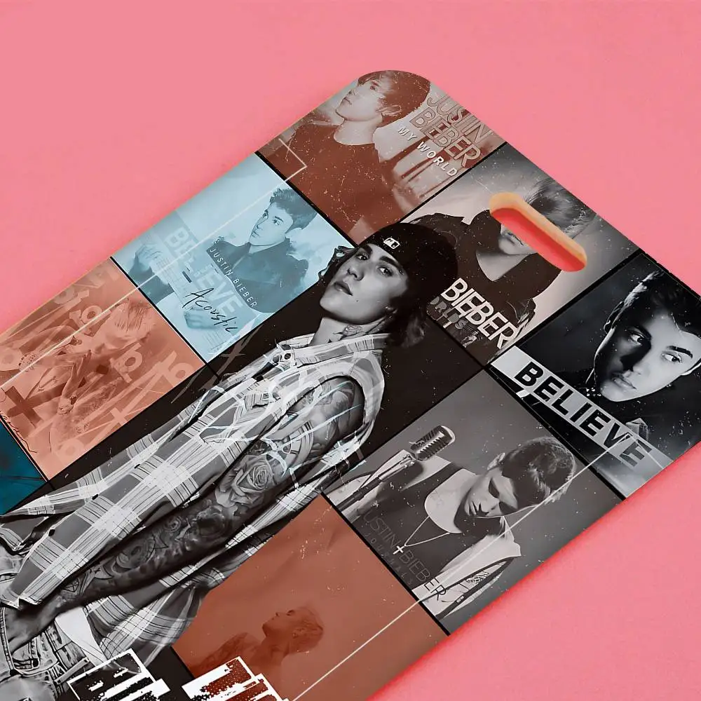 Singer J-Justin B-Bieber Unisex Card Cover Women Lanyard Work ID