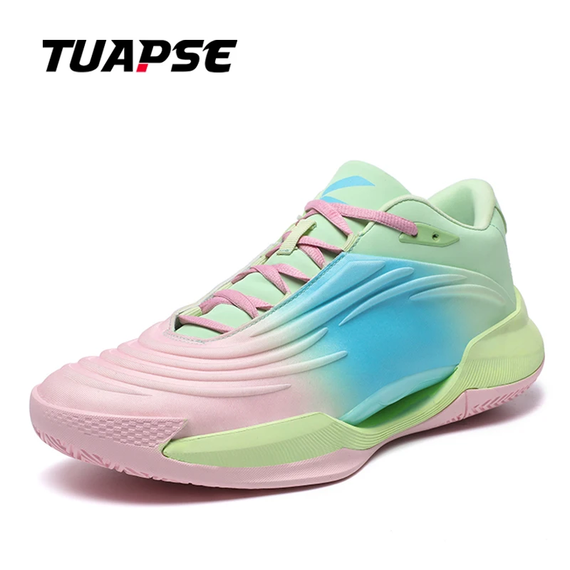 

TUAPSE Men Basketball Shoes Trendy Attribute Table Support Non-Slip Wear-Resistant Comfortable Supportive Fit Casual Sneakers