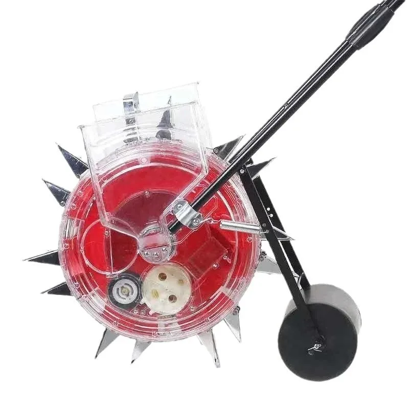 Hand-push sowing and fertilizing machine, corn, soybean, peanut sowing and fertilizing machine, on-demand machine planting