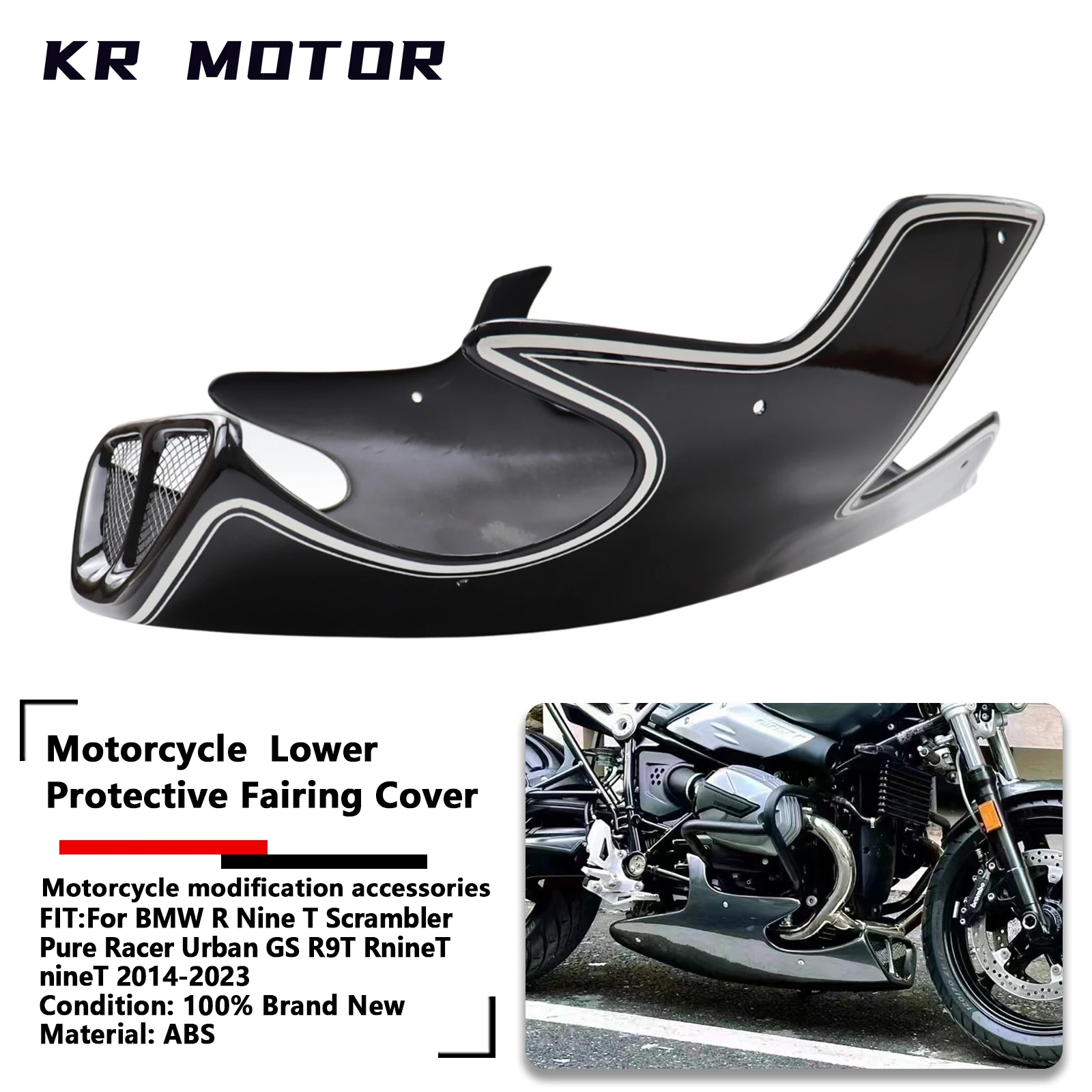 

Fits For BMW R Nine T Scrambler Pure Racer Urban GS R9T RnineT nineT 2014-2023 Motorcycle Lower Protective Fairing Cover Fairing