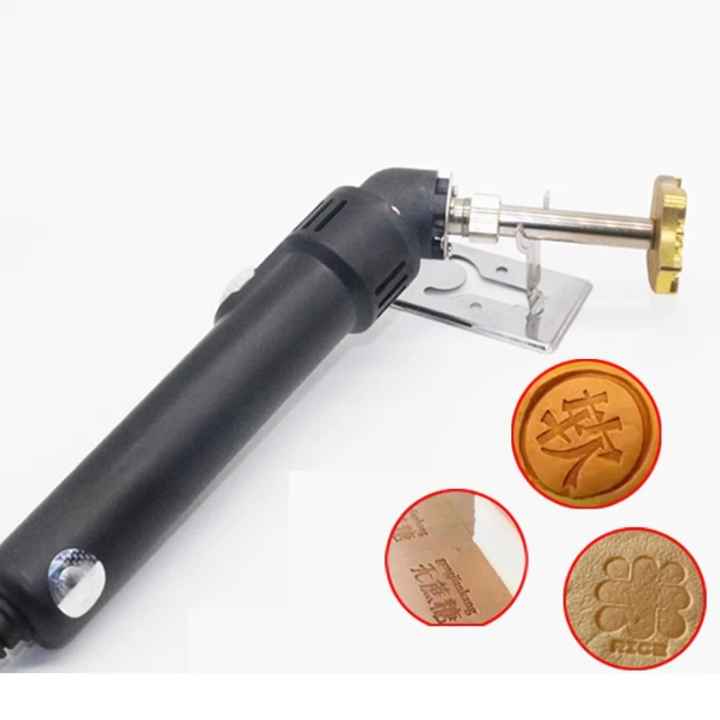 Инструмент для штамповки кожи, электрическая машина для тиснения на заказ, машина для горячего тиснения, паяльник для печати логотипа для деревянной еды, печенья, торта