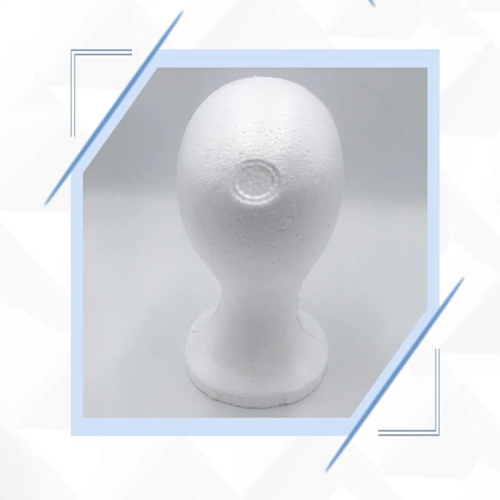 Foam Wig Head Model Mannequin Dummys Wig Glasses Hat Essential Hairpiece Stand Holder Female Model Salon Wig Fit Optimization view 5